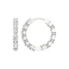 Lab Grown Diamond Inside-Out Hoop Earrings In (2 Ct. Tw.)