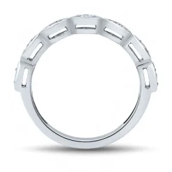 Lab Grown Diamond Marquise-Shaped Ring In 14K White Gold (1/5 Ct. Tw.)