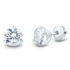 Lab Grown Diamond Martini Stud Earrings In 14K Gold