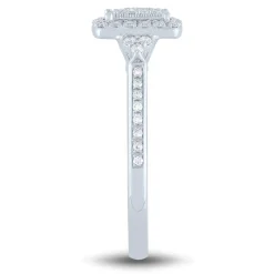 Lab Grown Diamond Promise Ring In 14K White Gold (1/4 Ct. Tw.)