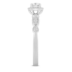 Lab Grown Diamond Promise Ring In 14K White Gold (3/8 Ct. Tw.)
