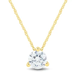 Lab Grown Diamond Solitaire Pendant