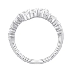 Lab Grown Diamond Wrap Ring In 14K White Gold (1 Ct. Tw.)