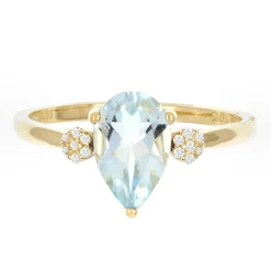 Lab-Created Birthstone And Diamond Accent Ring In