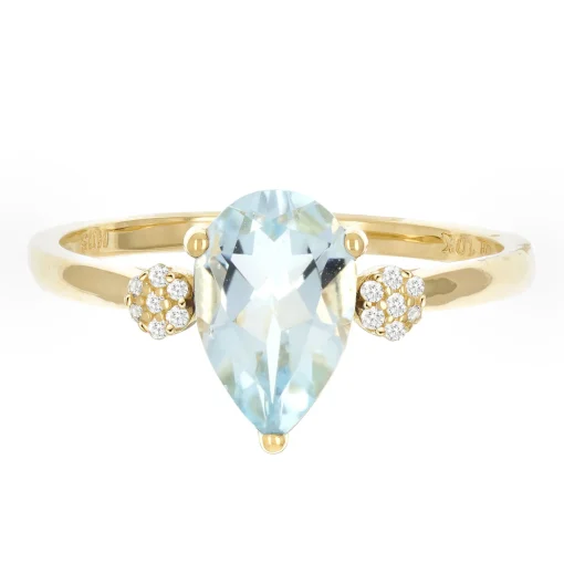 Lab-Created Birthstone And Diamond Accent Ring In