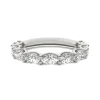 Lab-Created Moissanite Band In 14K White Gold (2-1/3 Ct. Tw.)