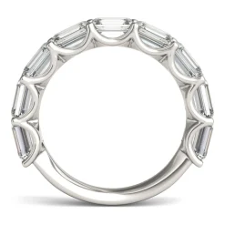 Lab-Created Moissanite Band In 14K White Gold (2-3/8 Ct. Tw.)