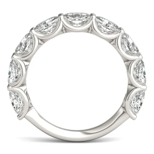 Lab-Created Moissanite Band In 14K White Gold (2-1/3 Ct. Tw.)