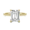 Lab-Created Moissanite Solitaire Engagement Ring In 14K Yellow Gold (2-1/2 Ct. Tw.)