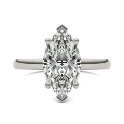 Lab-Created Moissanite Solitaire Engagement Ring (2-1/5 Ct. Tw.)