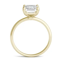 Lab-Created Moissanite Solitaire Engagement Ring In 14K Yellow Gold (2-1/2 Ct. Tw.)