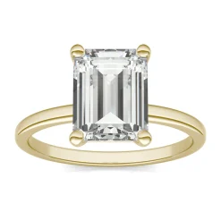 Lab-Created Moissanite Solitaire Engagement Ring In 14K Yellow Gold (2-1/2 Ct. Tw.)