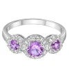Lab-Created Multi-Gemstone Ring In Sterling Silver