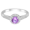 Lab-Created Multi-Gemstone Ring In Sterling Silver