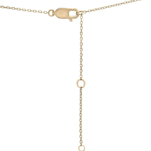 Lab-Created Ruby And Lab-Created White Sapphire Two-Stone Necklace In Vermeil
