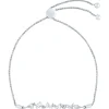 Lab-Created White Sapphire Bolo Bracelet In Sterling Silver