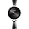 Ladies' Axiom Eco-Drive Watch In Stainless Steel And Black Ion-Plated Stainless Steel