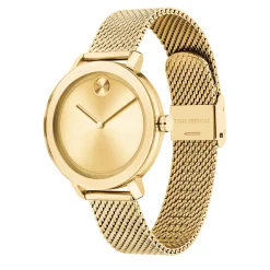 Ladies' Bold Evolution Watch In Yellow Gold-Tone, 34Mm