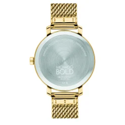 Ladies' Bold Evolution Watch In Yellow Gold-Tone, 34Mm