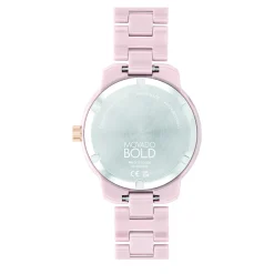 Ladies' Bold Verso Ceramic Watch In Rose-Gold Tone And Blush, 39Mm