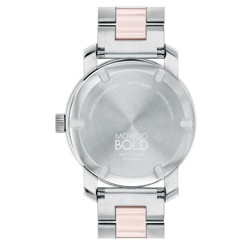 Ladies' Ceramic Watch In Stainless Steel And Ceramic