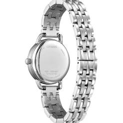 Ladies Coin-Edge Watch In Stainless Steel