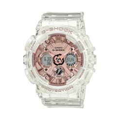 Ladies' S Series Clear Resin Watch With Rose Gold-Tone Chronograph Dial