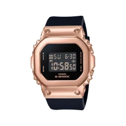 Ladies' 5600-Series Watch In Rose Gold-Tone & Matte Black Resin