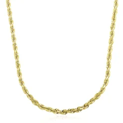 Light Glitter Rope Chain In