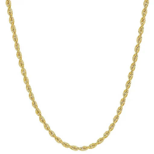 Light Glitter Rope Chain In
