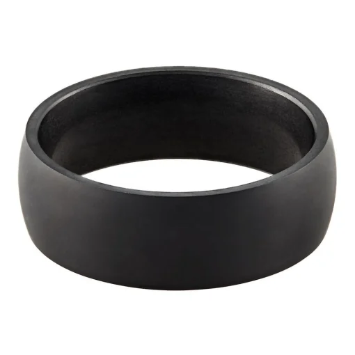 Matte Finish Wedding Band In Elysium, 8Mm