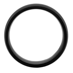 Matte Finish Wedding Band In Elysium, 8Mm