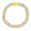 Men's 1 1/8 Ct. Tw. Diamond Bracelet In 10K Yellow Gold
