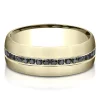 Men's 3/8 Ct. Tw. Black Diamond Ring In 14K Yellow Gold