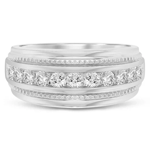 Men's 1/2 Ct. Tw. Diamond Band In 14K Gold