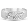 Men's 1/4 Ct. Tw. Diamond Band In 10K Gold