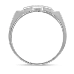 Men's 1/4 Ct. Tw. Diamond Ring In 10K White Gold