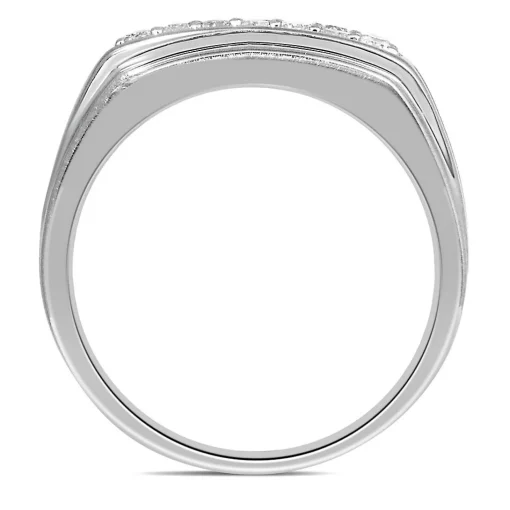 Men's 1/2 Ct. Tw. Diamond Ring In 10K White Gold