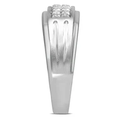 Men's 1/2 Ct. Tw. Diamond Ring In 10K White Gold