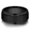 Men's Band In Black Titanium, 9Mm