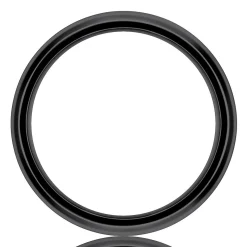 Men's Band In Black Titanium, 9Mm