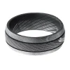 Men's Band In Damascus Steel, 8Mm