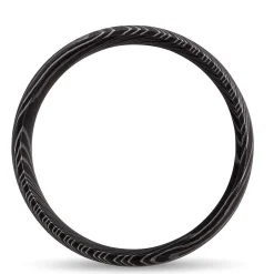 Men's Band In Damascus Steel, 7Mm