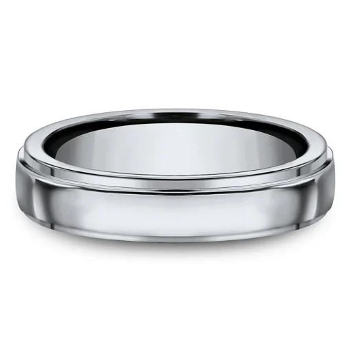 Men's Band In Grey Titanium, 5Mm