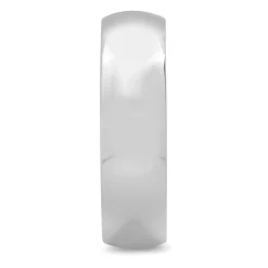Men's Band In Sterling Silver, 6Mm
