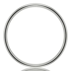 Men's Band In White Cobalt, 6.5Mm