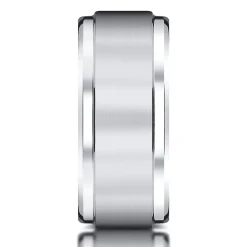 Men's Band In White Cobalt, 9Mm