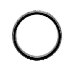 Men's Band In Zirconium & Meteorite, 8Mm