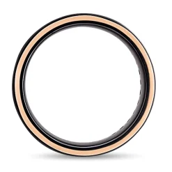 Men's Black Diamond Wedding Band In Black Zirconium, 8Mm (5/8 Ct.Tw.)