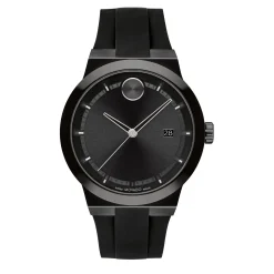 Men's Bold Fusion Watch In Stainless Steel, Black, 42Mm